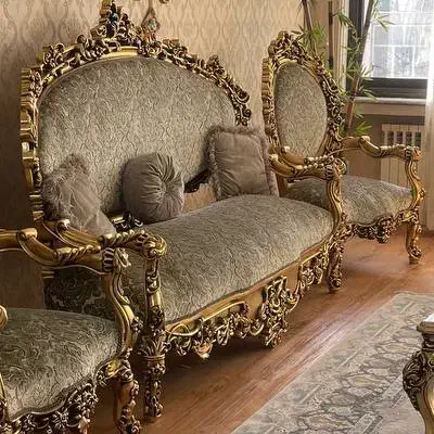 مبل سلطنتی با روکش طلا|مبلمان خانگی و میز عسلی|مشهد, بهشت|دیوار