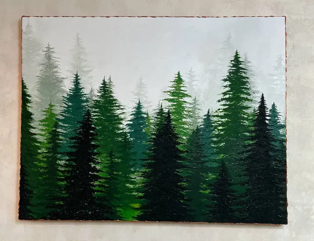 تابلو نقاشی طرح درخت|تابلو، نقاشی، عکس|شیراز, ریشمک|دیوار