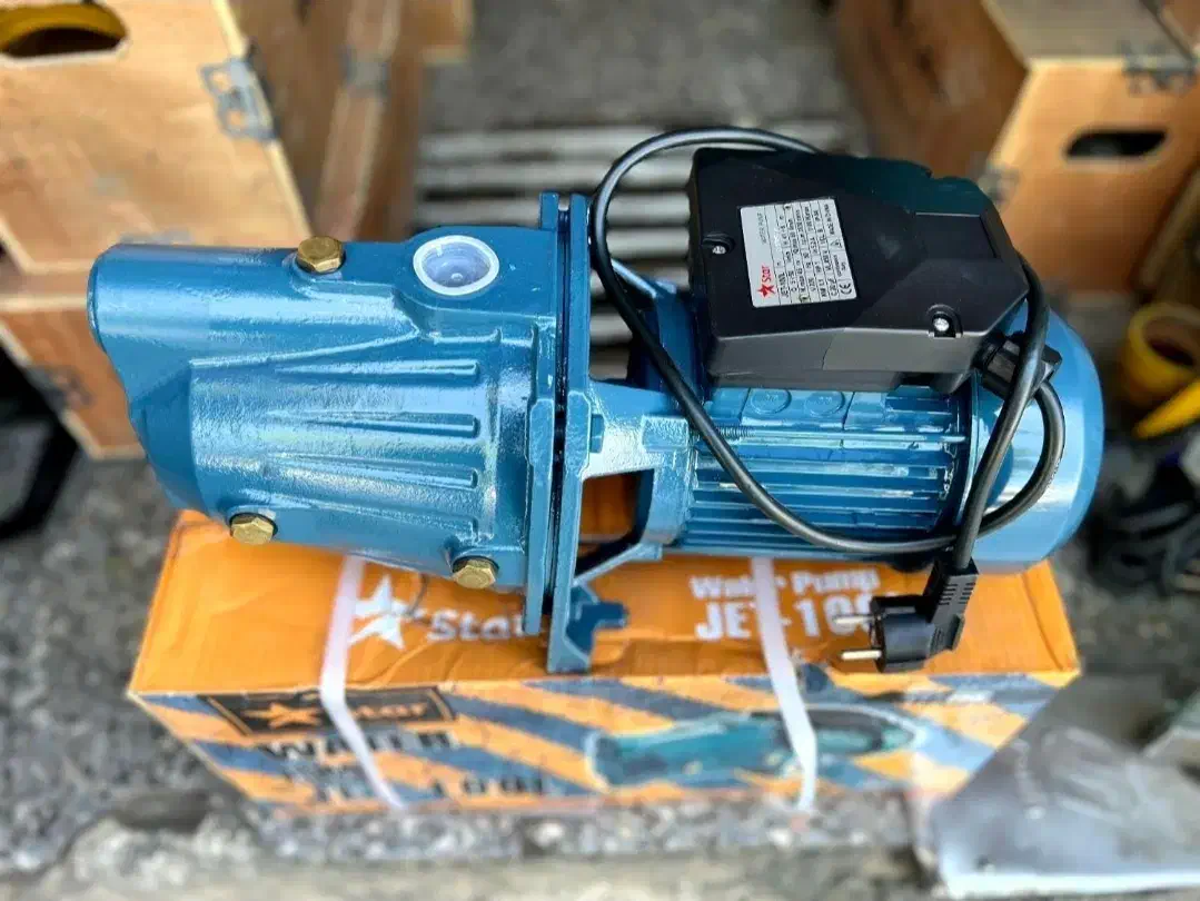 پمپ آب یک اسب جتی استار هد ۴۵ متر همراه با کابل|مصالح و تجهیزات ساختمان|هشتگرد, هشتگرد قدیم|دیوار