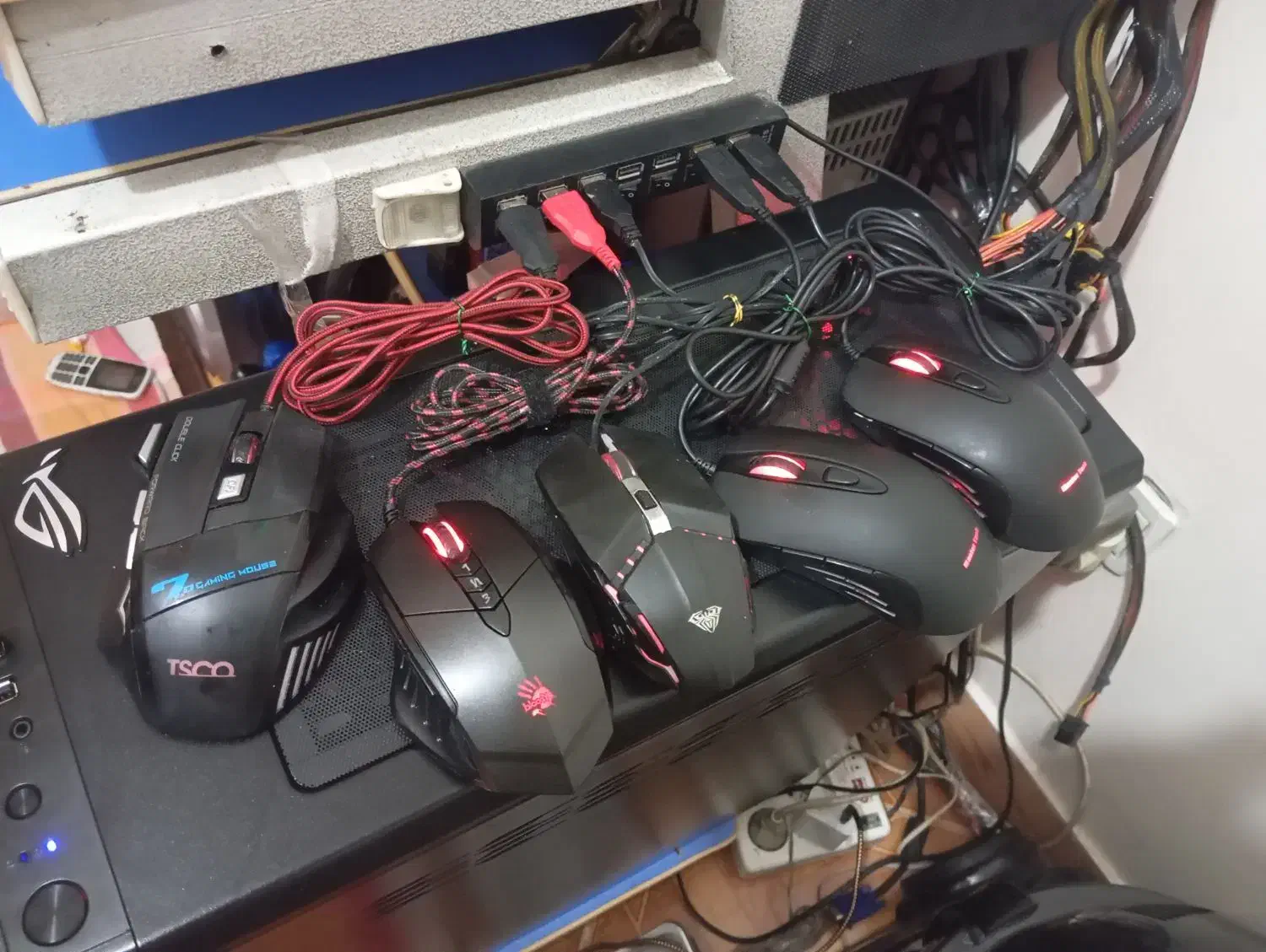 موس و پاور و رم گوشی کامپیوتر کیبورد مادربورد|قطعات و لوازم جانبی رایانه|اسلامشهر, شهرک الهیه|دیوار