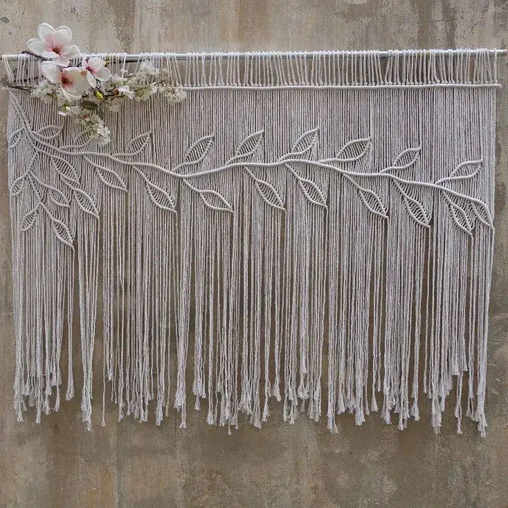 یه تغییر شیک با پرده مکرومه زیبایی خونه ت منتظرشه|پرده، رانر، رومیزی|خرمشهر, |دیوار