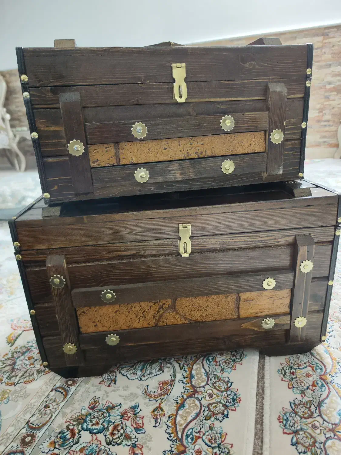 صندوقچه چوبی|صنایع دستی و سایر لوازم تزئینی|قم, چهل درخت|دیوار