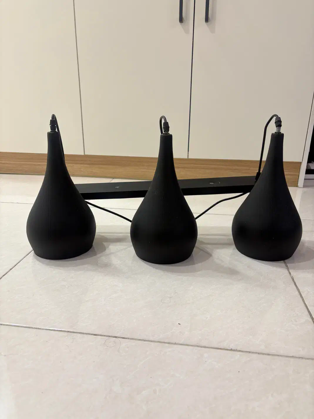 لوستر فلزی ۳ شعله مدل شیپوری|لوستر و چراغ آویز|اصفهان, خانه اصفهان|دیوار