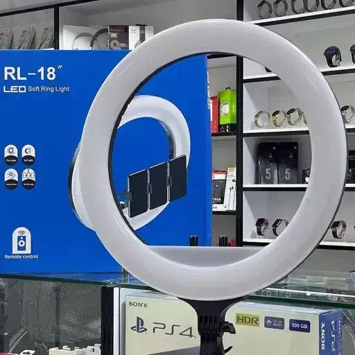 رینگ لایت ۱۸ اینچی|لامپ و چراغ|قروه, |دیوار