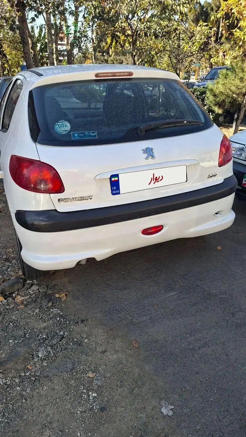 ۲۰۶ مدل ۱۴۰۰ (نقد اقساط)|خودرو سواری و وانت|رودهن, |دیوار