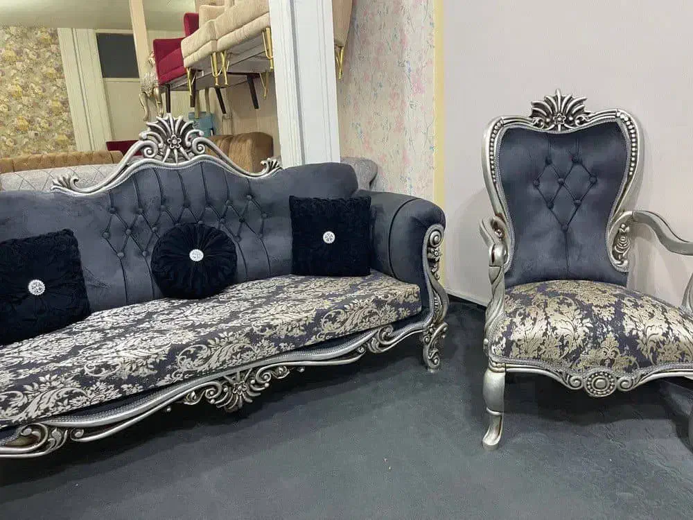 مبل ۷ نفره|مبلمان خانگی و میز عسلی|قم, شاه احمد قاسم|دیوار