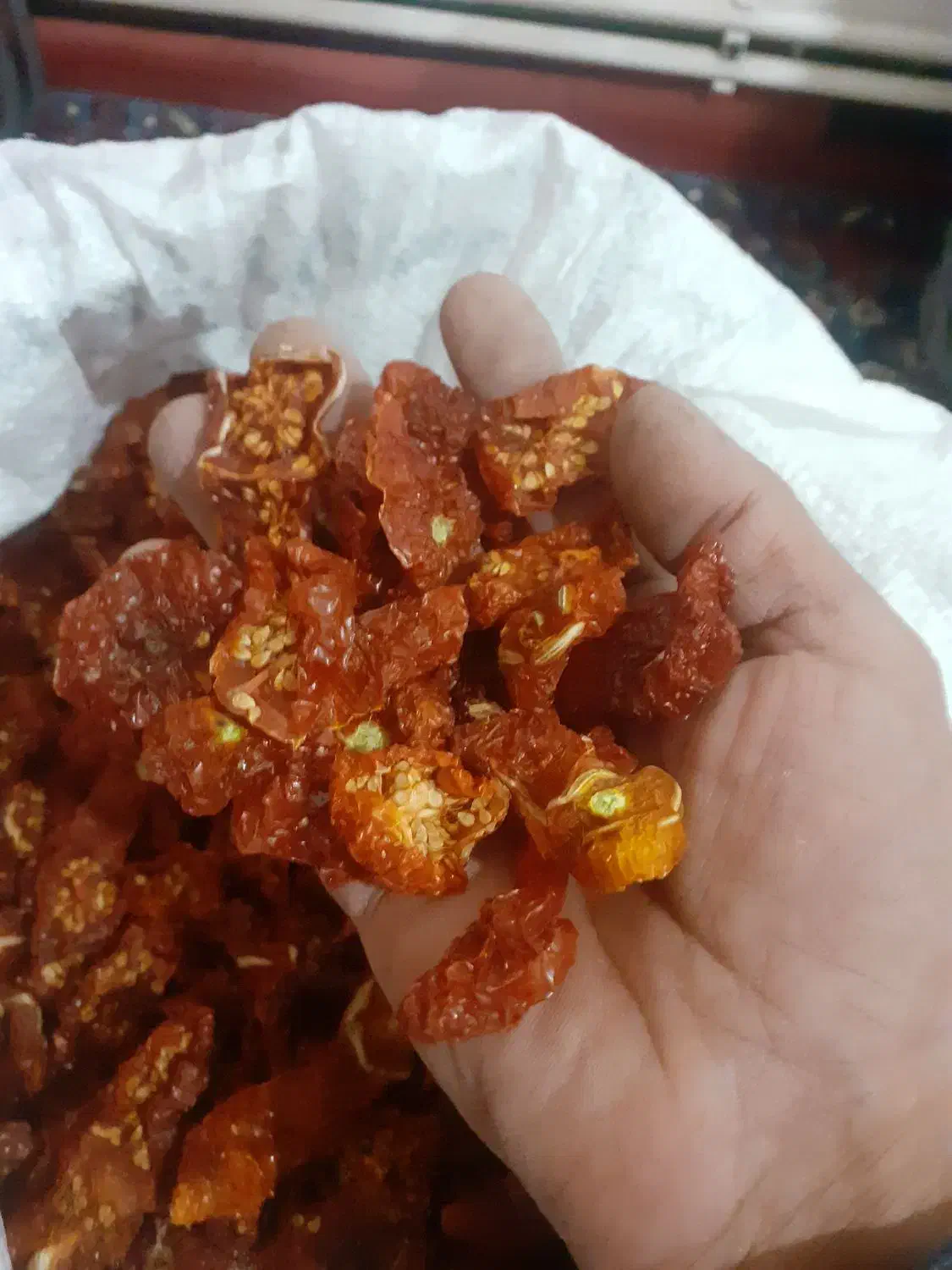 گوجه کوردی خشک و بامیه خشک ورب گوجه|حراج|جوانرود, |دیوار