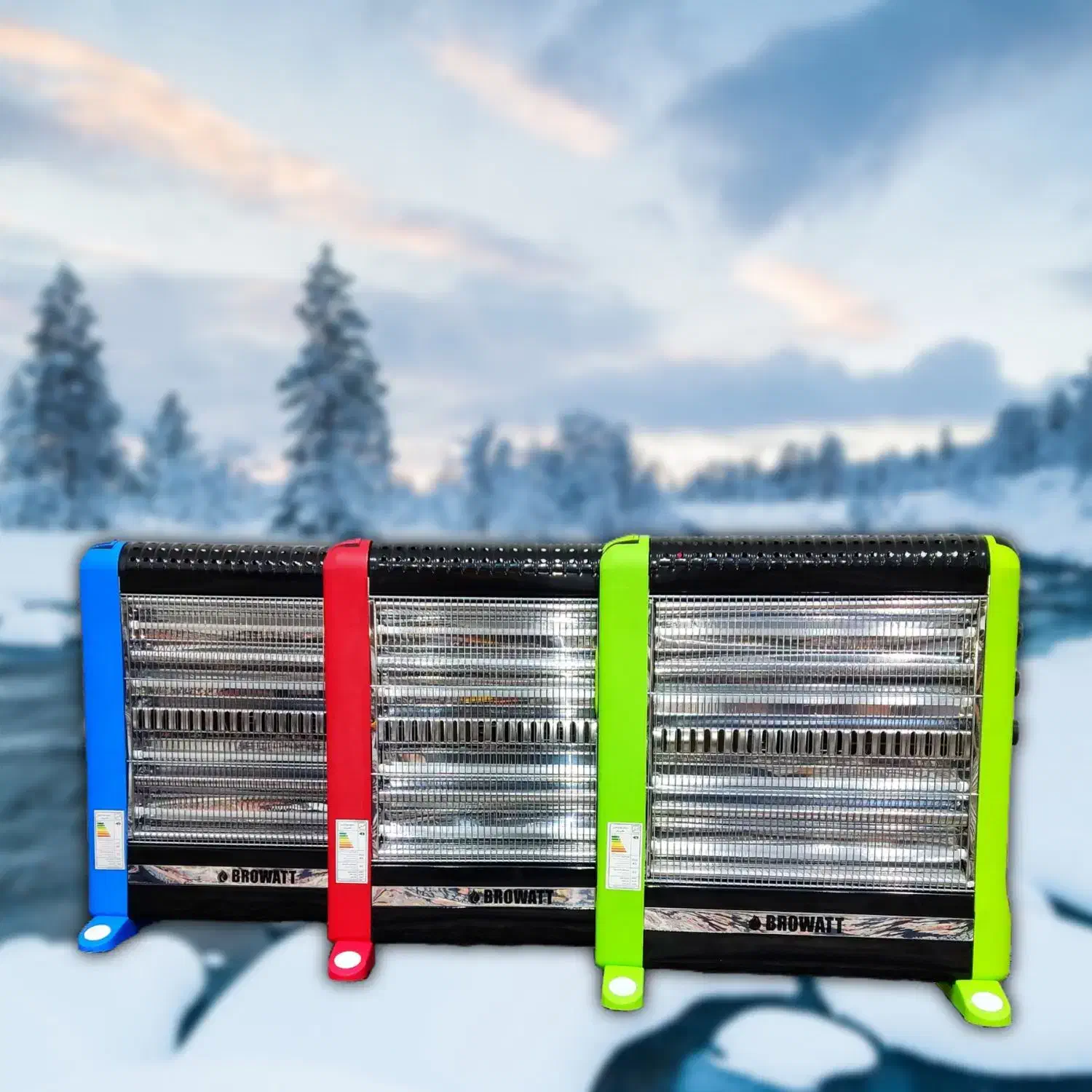 بخاری برقی بروات فن دار بخور دار 2 سال گارانتی|بخاری، هیتر، شومینه|جوانرود, |دیوار