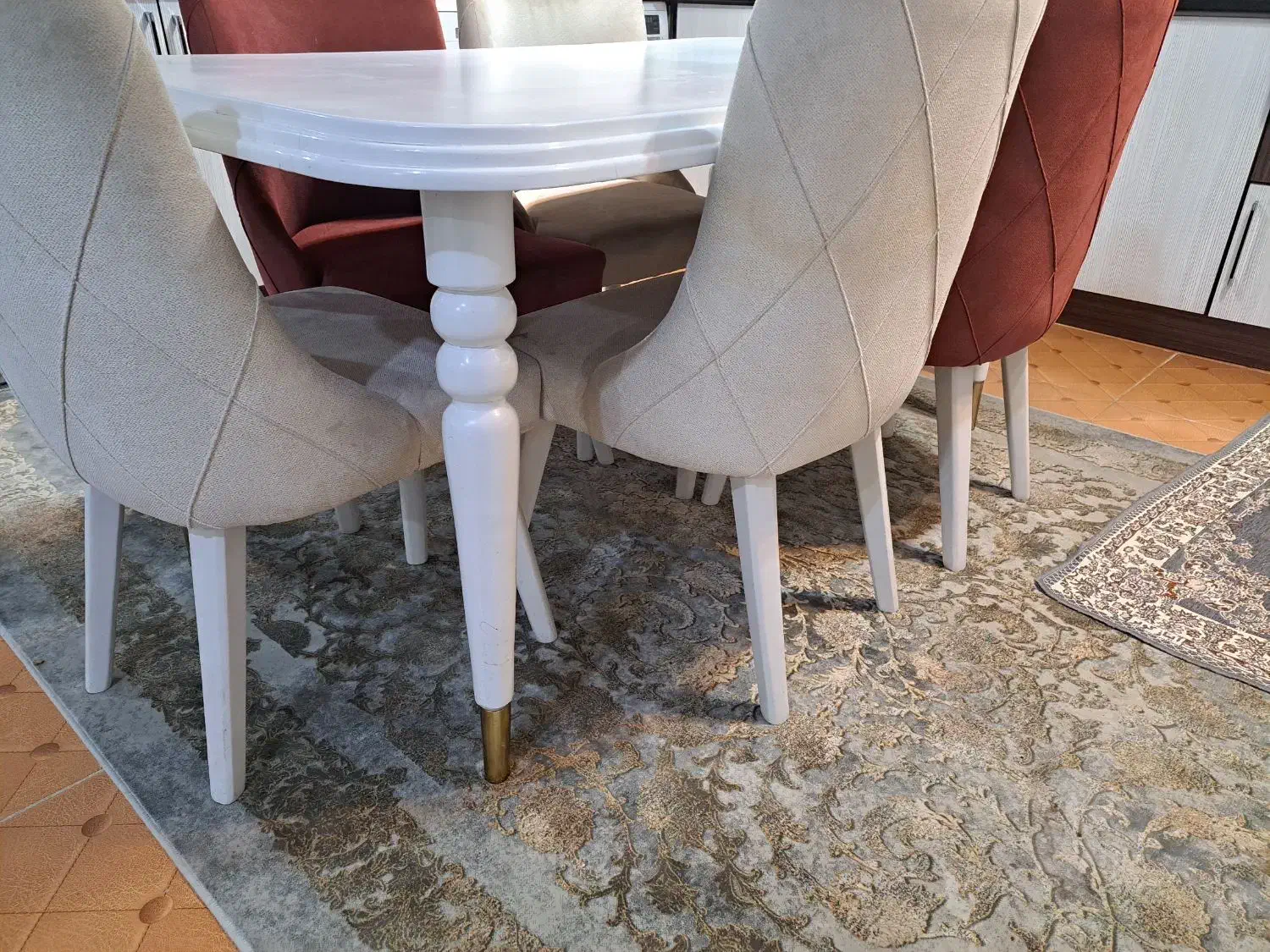 میز نهار خوری ۶ نفره|میز و صندلی غذاخوری|اندیمشک, |دیوار