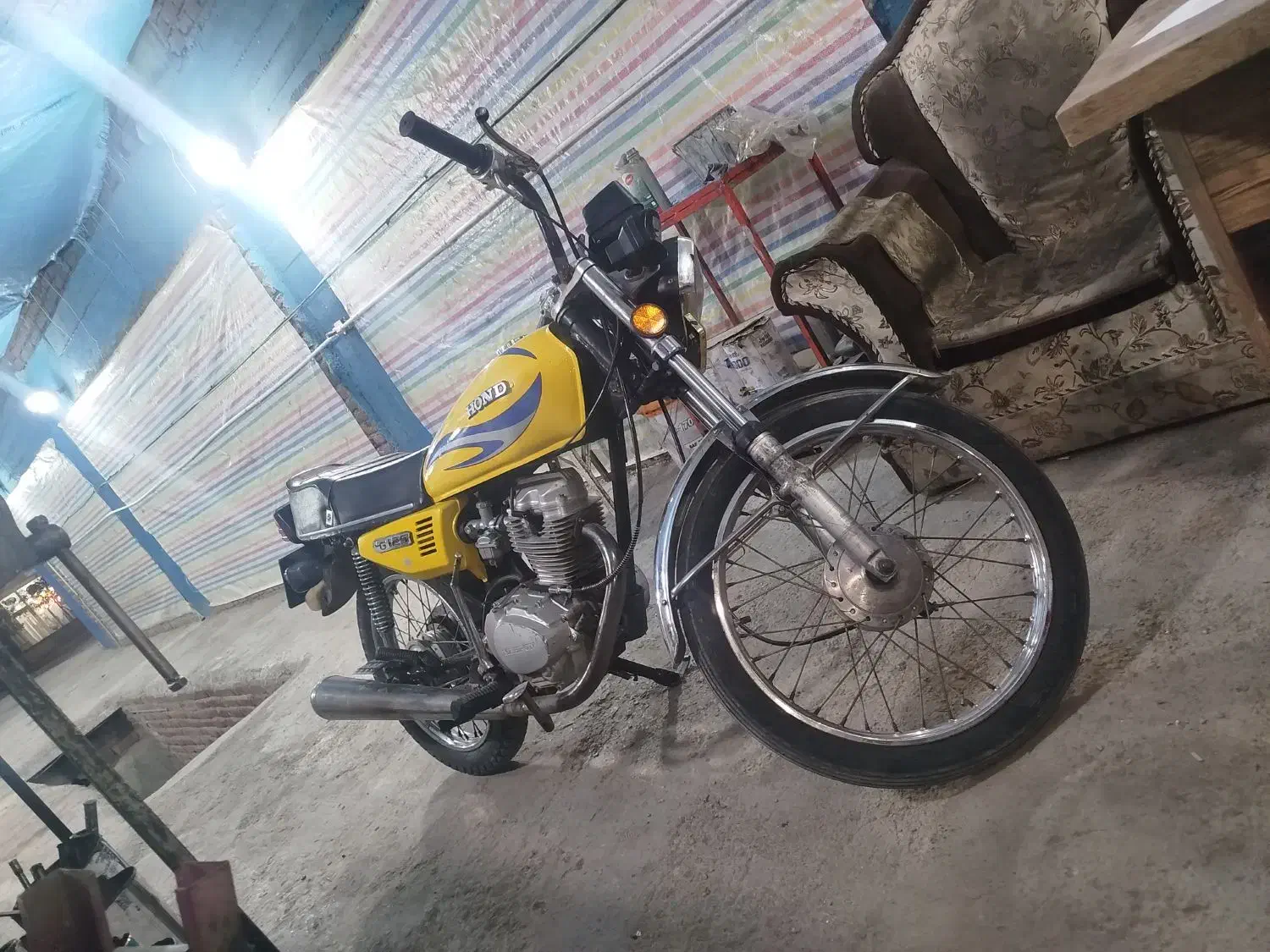 موتور مزایده 125|موتورسیکلت|مراغه, |دیوار