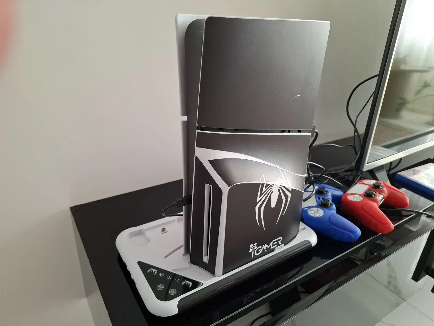 ps5 slim دو دسته|کنسول، بازی ویدئویی و آنلاین|کرمانشاه, |دیوار