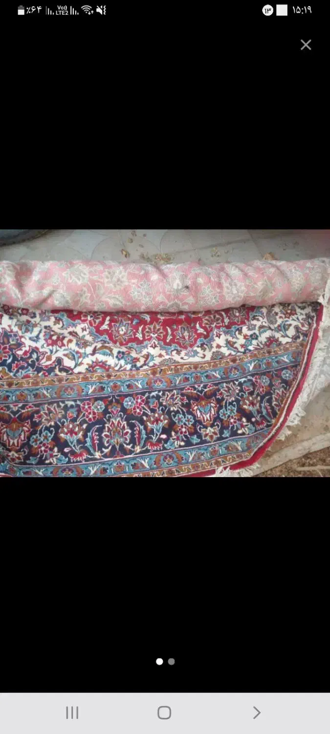 یک جفت پشتی ویک عددفرش|فرش|تربت جام, جامرود|دیوار