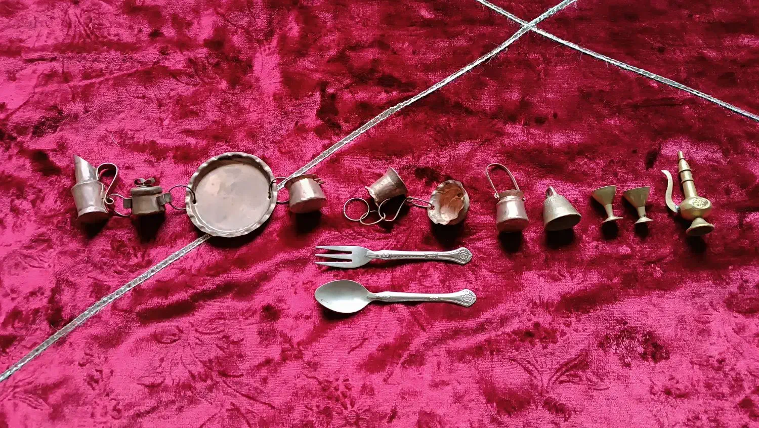 سیسمونی مسی و برنجی قدیمی|اسباب و اثاث بچه|آمل, |دیوار