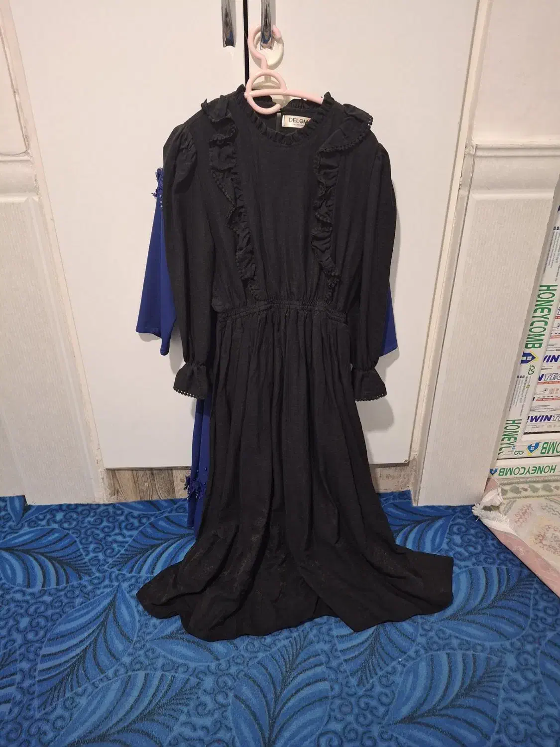 مانتو کتی پشمی صورتی|لباس|شهریار, کردزار|دیوار