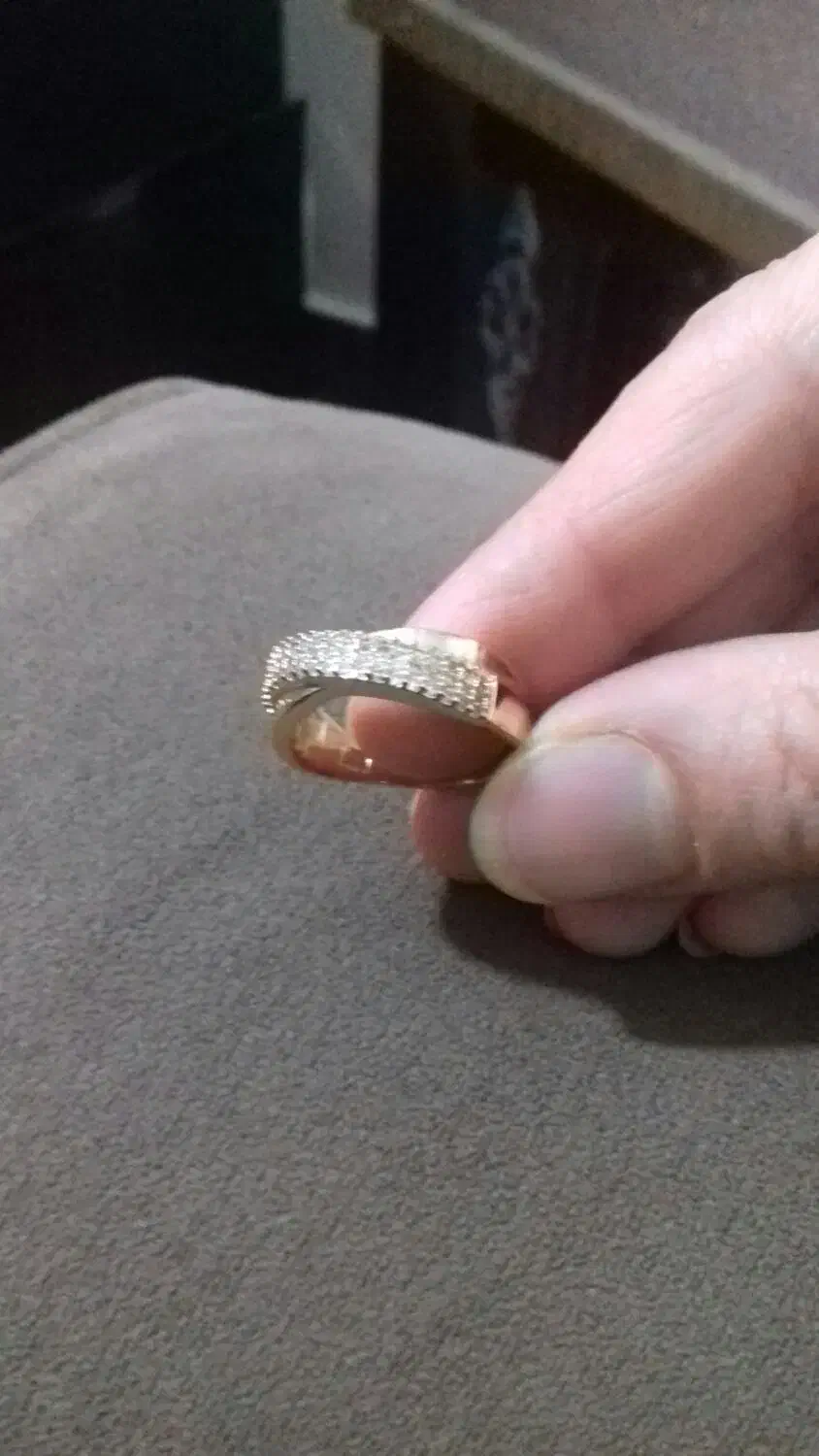 انگشتر رنگ ثابت،زنجیر،حلقه|بدلیجات|دورود, |دیوار