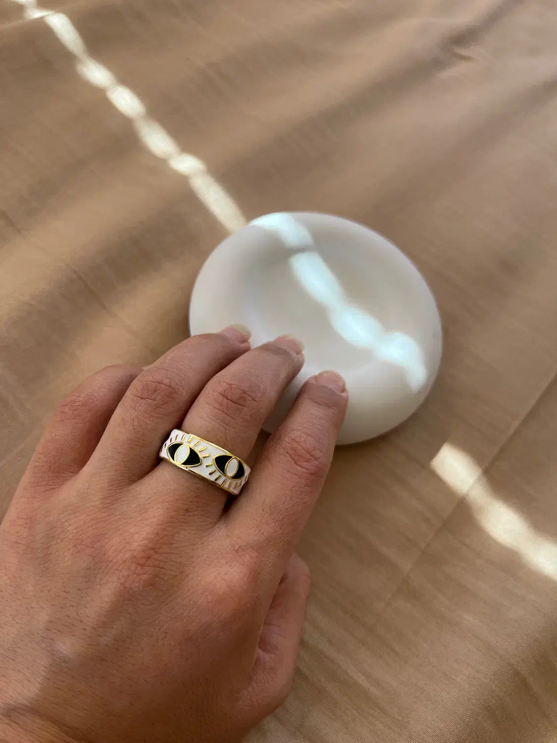 انگشتر چشم میناکاری|بدلیجات|اصفهان, احمدآباد|دیوار