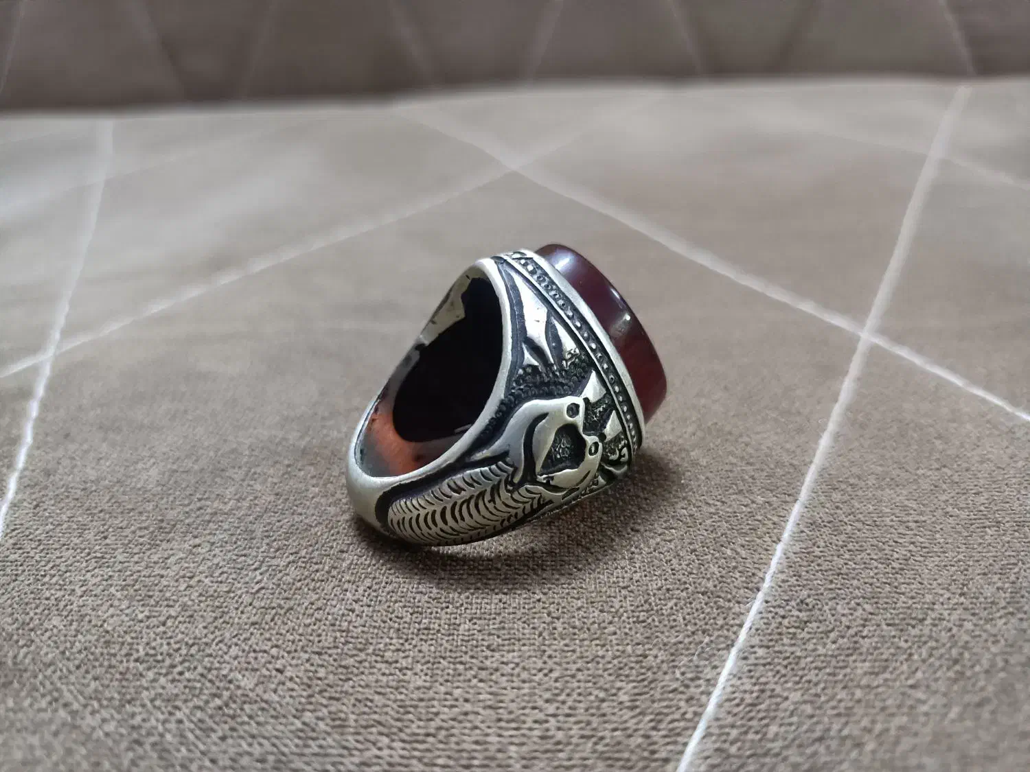 انگشتر عقیق مردانه|جواهرات|مشهد, کوی دروی|دیوار