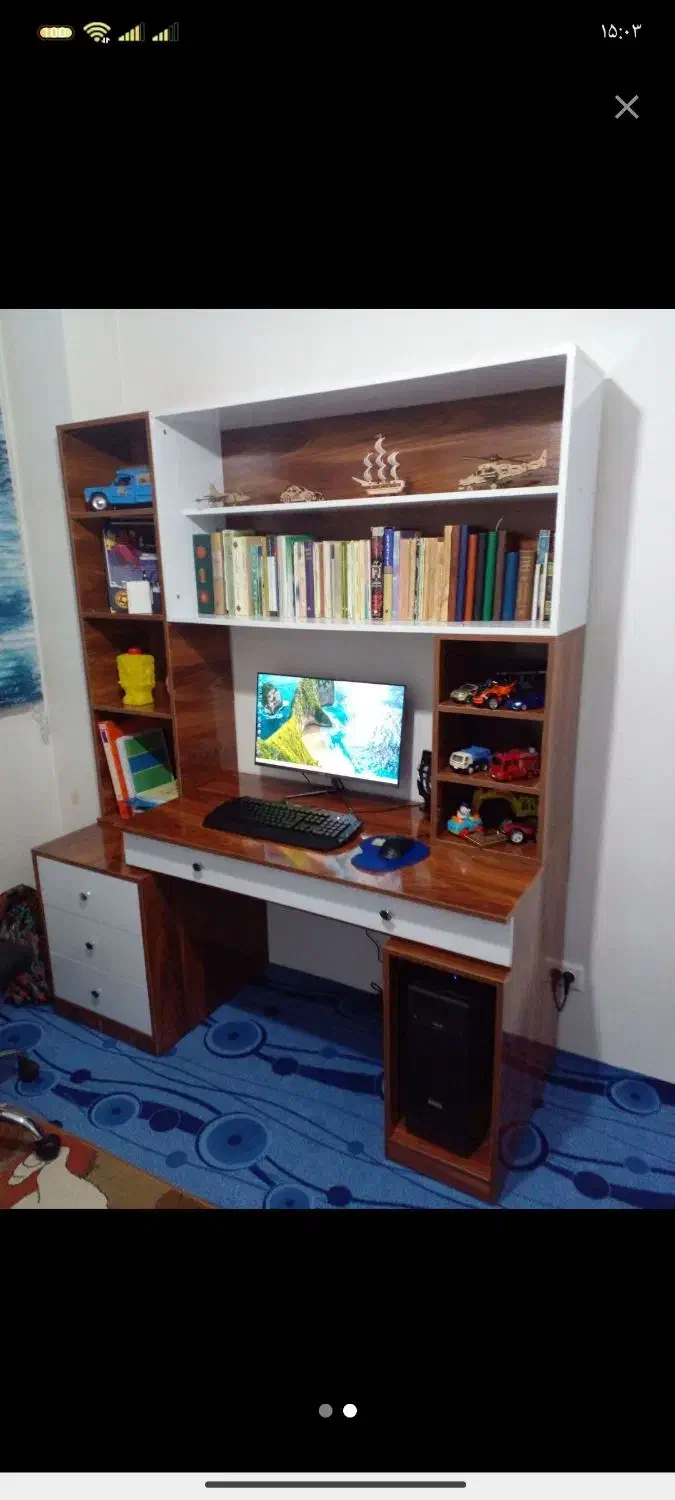 میز تحریر/کتابخانه دار|میز تحریر و کامپیوتر|اردبیل, |دیوار