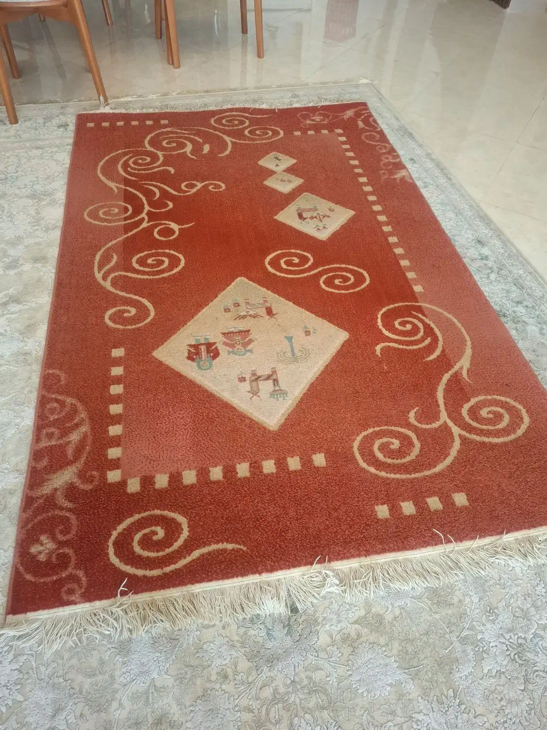 دو عدد قالیچه|فرش|مشهد, شهرک لشکر (شهرک غرب)|دیوار