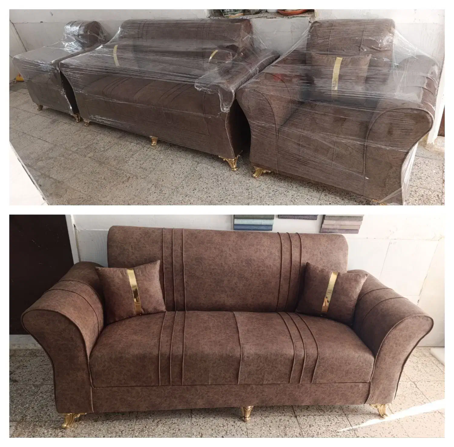 مبل 7نفره شیک و بسیار با کیفیت|مبلمان خانگی و میز عسلی|کاشمر, |دیوار