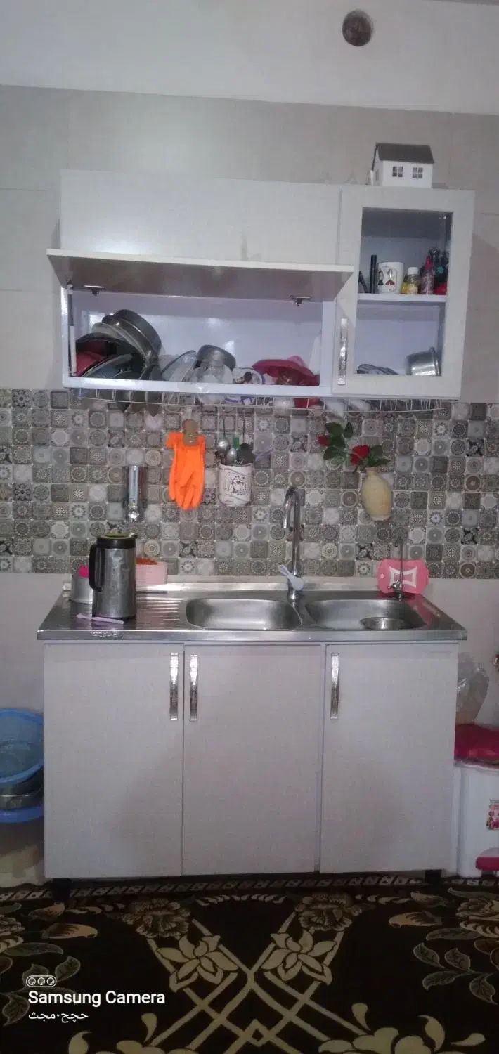 کابینت سینک|آب‌چکان و نظم‌دهنده ظروف|رباط‌کریم, رباط‌کریم|دیوار