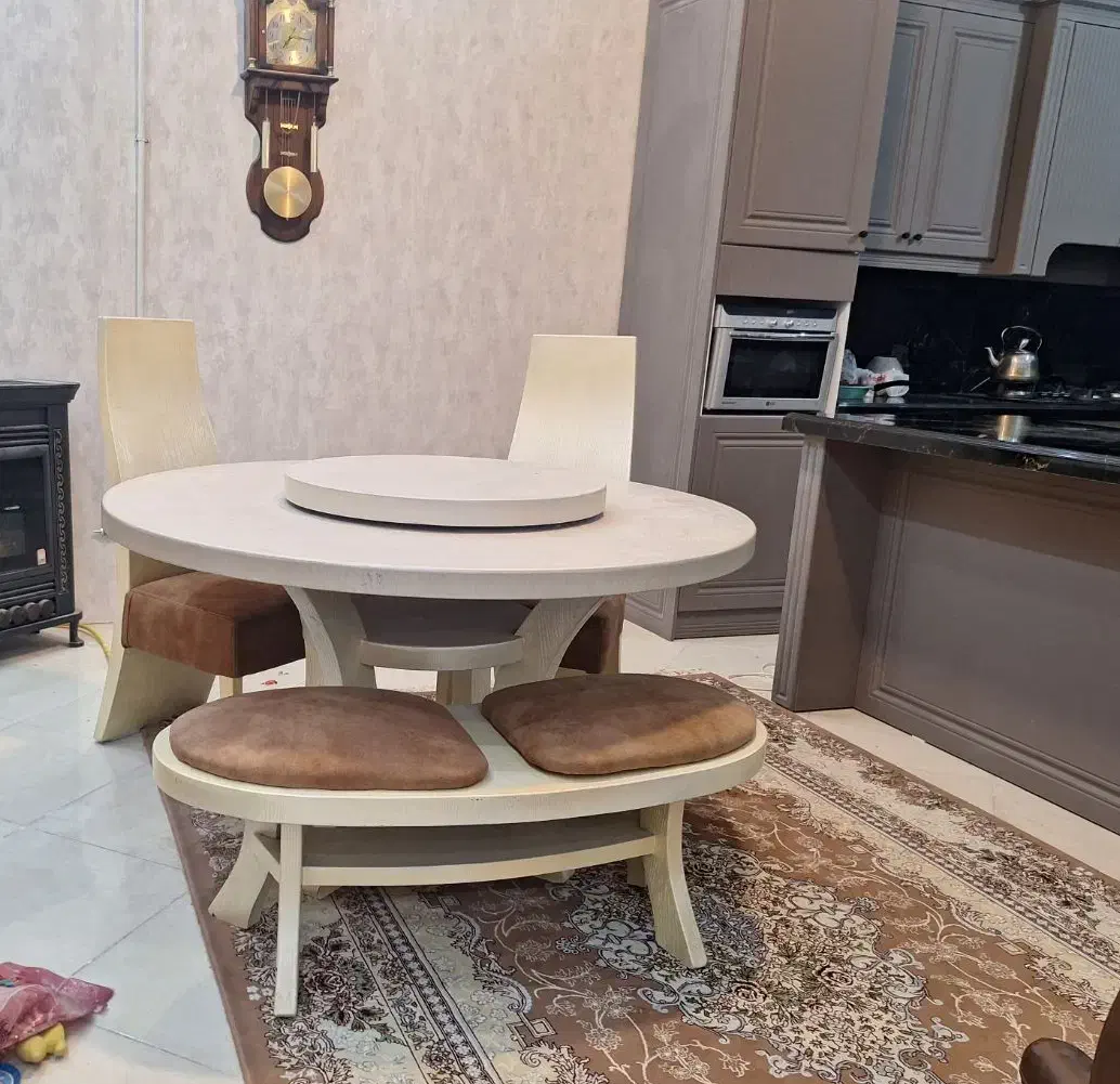 میز نهارخوری چهارنفره بسیار شیک و نو|میز و صندلی غذاخوری|زابل, |دیوار