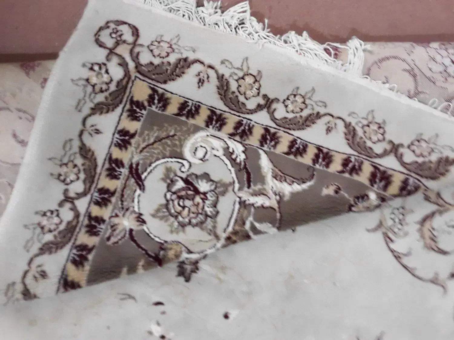 یک جفت فرش ‌کرم‌به‌فروش‌میرسد|فرش|تربت جام, حافظ|دیوار