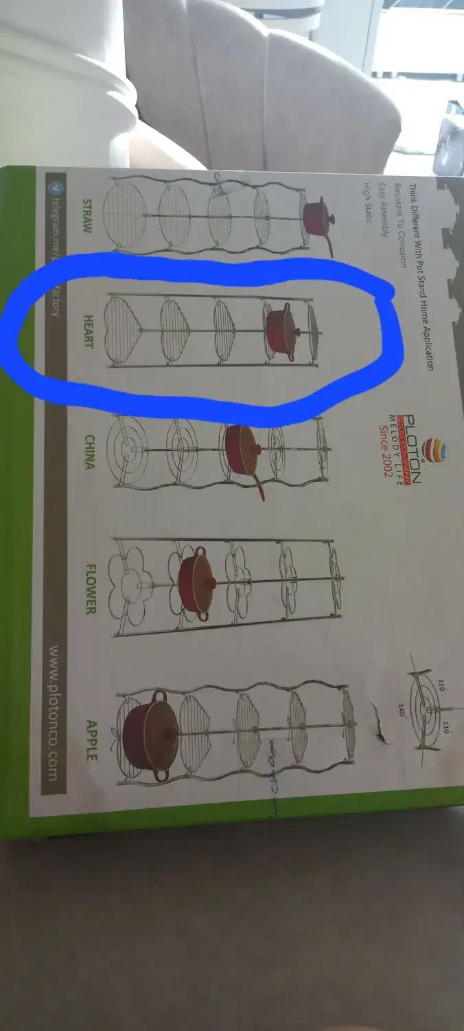 استند قابلمه نو وسالم|آب‌چکان و نظم‌دهنده ظروف|شهریار, شهرک وائین|دیوار