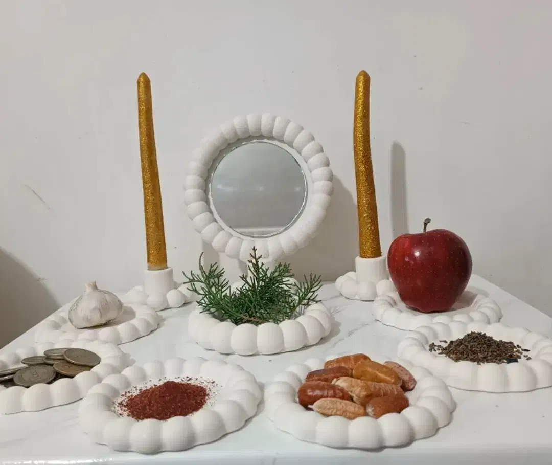 هفت سین|آینه|مرودشت, ابوذر شمالی|دیوار