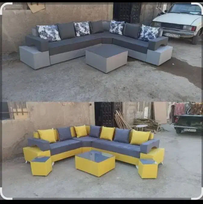 مبل زیبای ال ققنوس-- مدل راحتی-)|مبلمان خانگی و میز عسلی|تهران, شهرک شریفی|دیوار