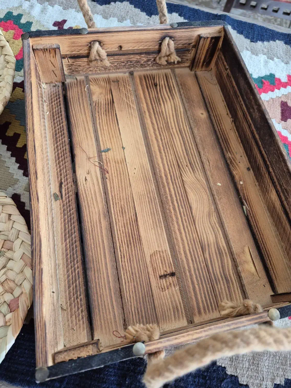 حصیر و سینی چوبی|صنایع دستی و سایر لوازم تزئینی|کرج, چهارصد دستگاه|دیوار