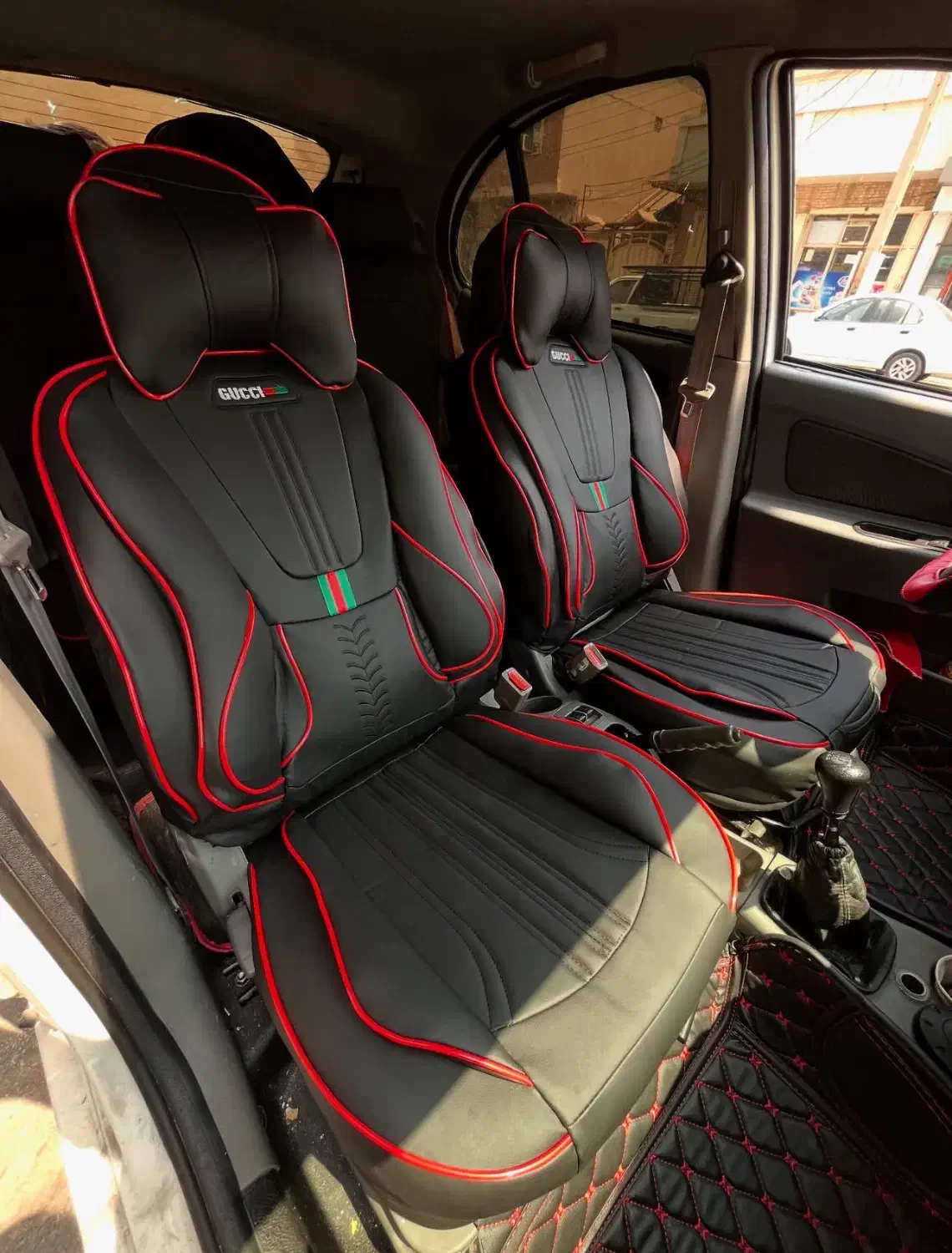 روکش صندلی گوچی پراید پرشیا۲۰۷ دنا  کوییک سمند پژو|قطعات یدکی و لوازم جانبی|قرچک, مهدیه|دیوار