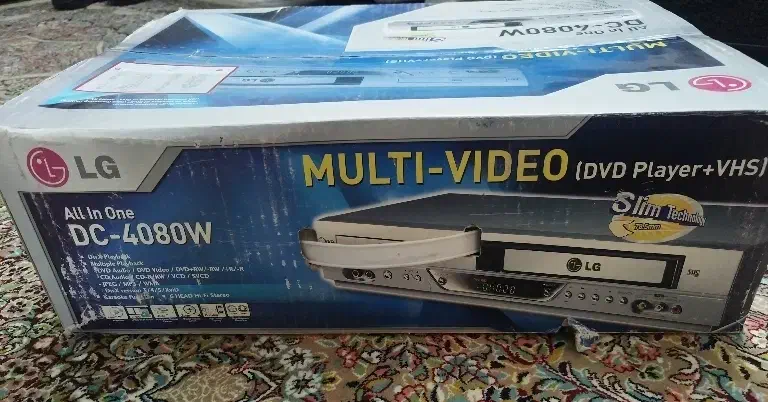 دستگاه پخش کننده DVD VHS VCR CD مدل DC-4080W|پخش‌کننده DVD و ویدیو|سبزوار, پیام|دیوار