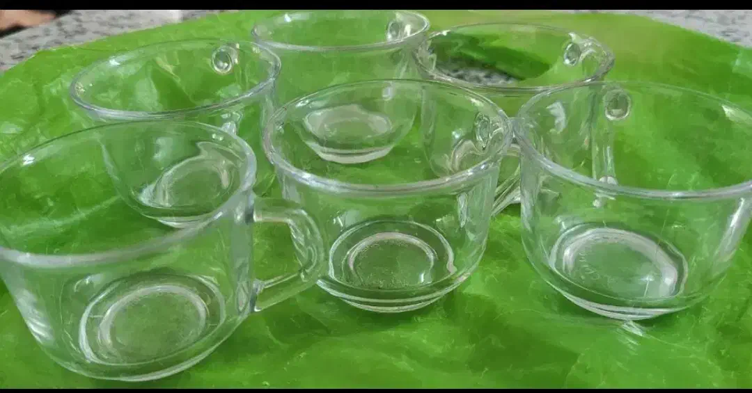 6 عدد استکان لاله ای فرانسه|ظروف سرو و پذیرایی|کازرون, |دیوار