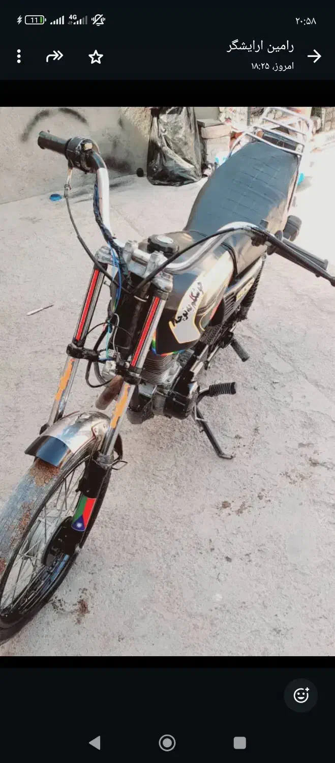موتور هندا 125مزایده ایی|موتورسیکلت|گوهرکوه, |دیوار