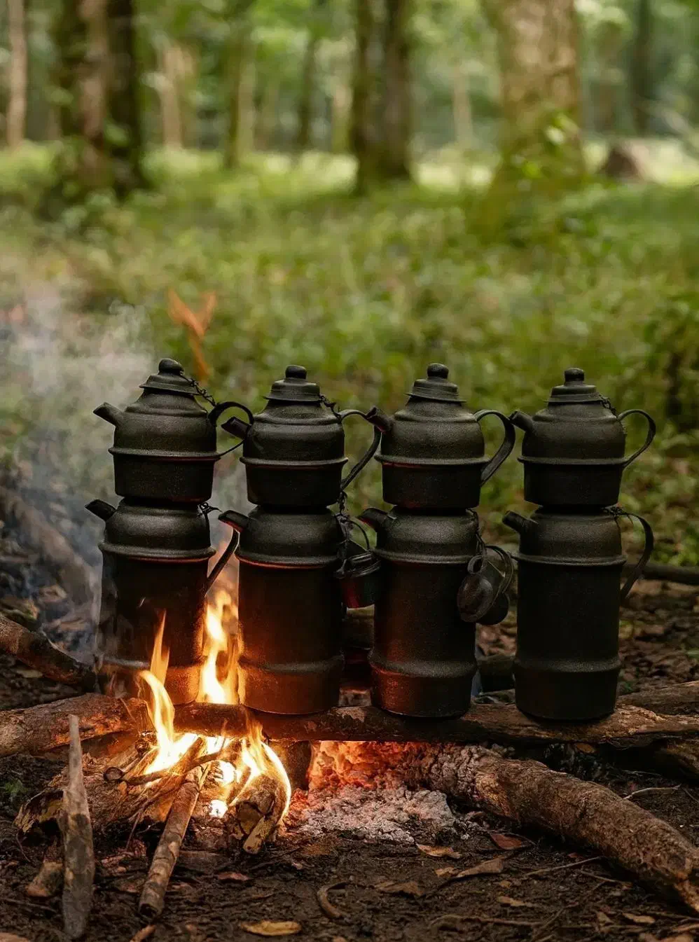 کتری قوری شامورتی ذغالی کمپی|قوری، کتری، قهوهساز دستی|اصفهان, ملاصدرا|دیوار