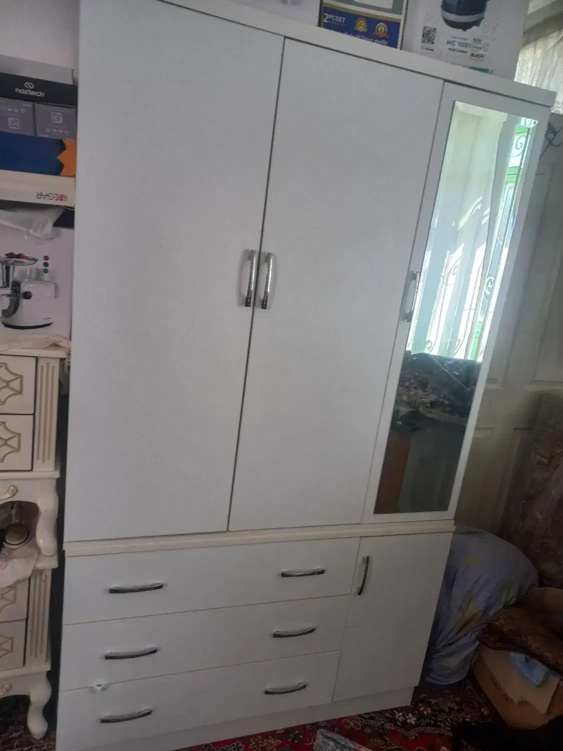 کمد دو تیکه|جاکفشی، کمد، دراور|خنجین, |دیوار