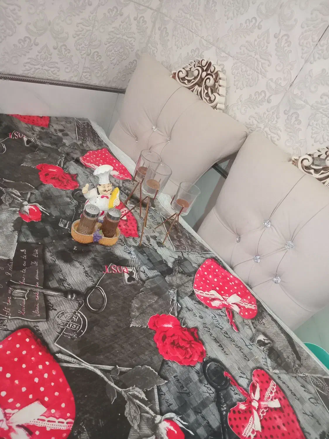 میز غذاخوری|میز و صندلی غذاخوری|میلاجرد, |دیوار