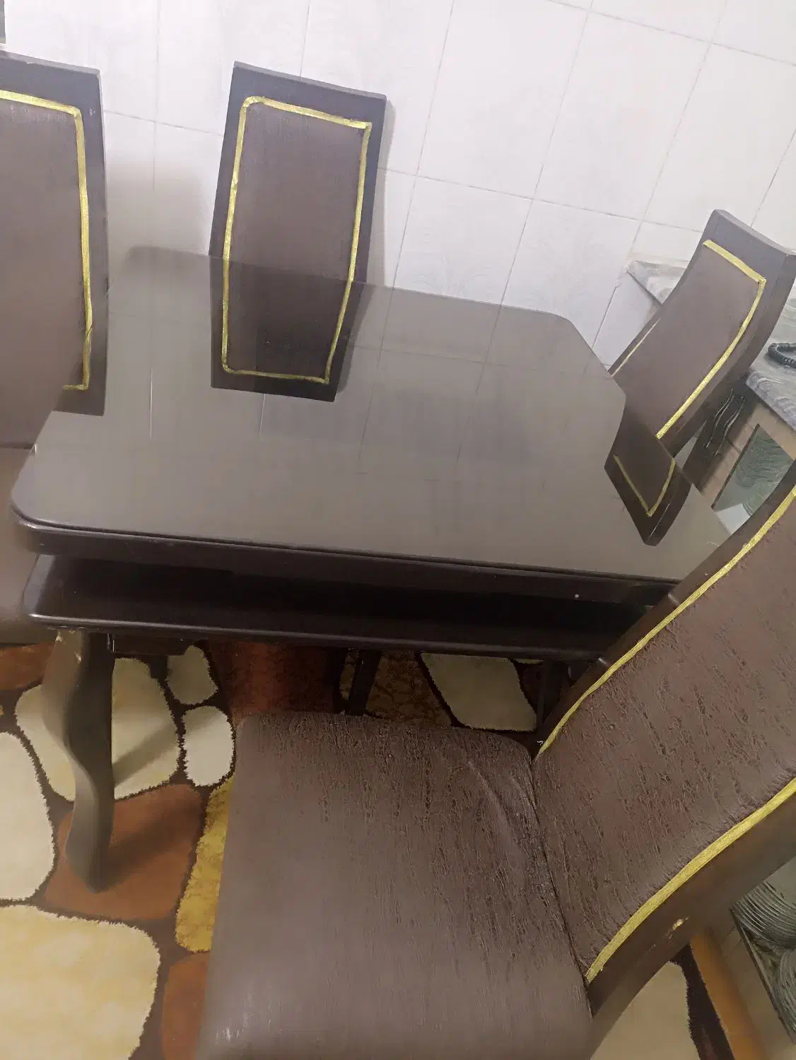 میز غذاخوری4نفره|میز و صندلی غذاخوری|میاندوآب, |دیوار