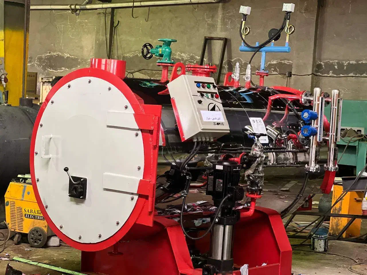 دیگ بخار فایرتیوب با سیستم پیش‌گرم هوای احتراق|ماشین‌آلات صنعتی|یزد, |دیوار