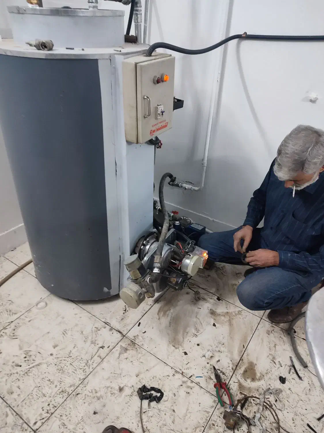 موتورخانه پکیج دیگ بخار مشعل،چیلر سردخانه  اسپیلت|خدمات پیشه و مهارت|مشهد, شفا|دیوار