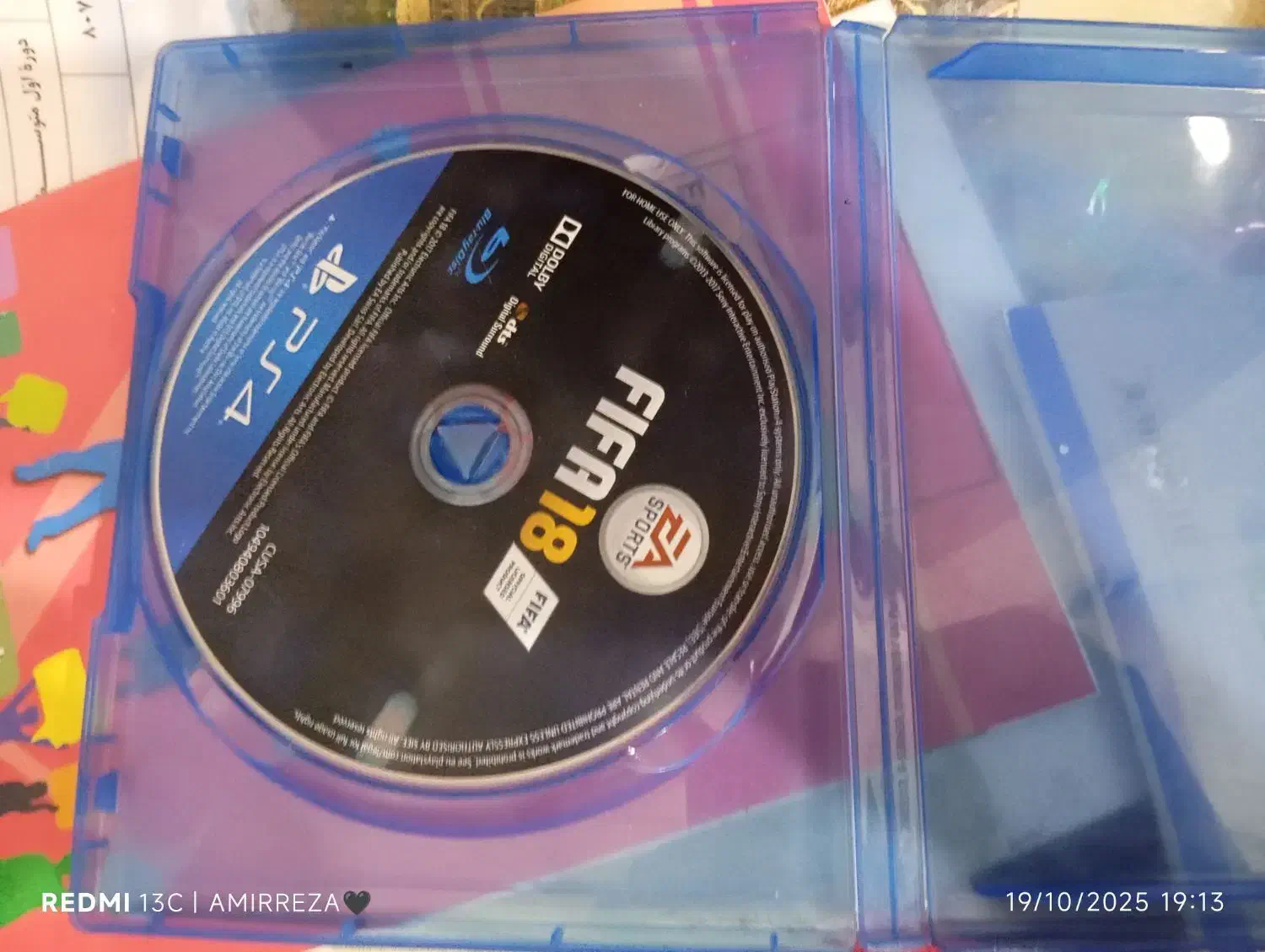 فیفا 18 درحد نو قابل استفاده با پی اس فور و فایو|کنسول، بازی ویدئویی و آنلاین|مشهد, کارمندان دوم|دیوار