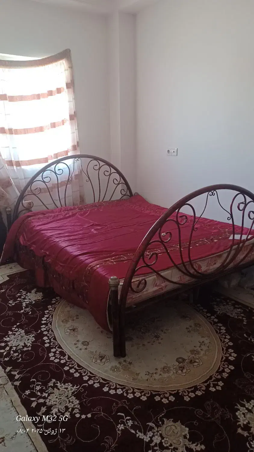 تخت فلزی دونفره|تخت و سرویس خواب|فاضل آباد, |دیوار