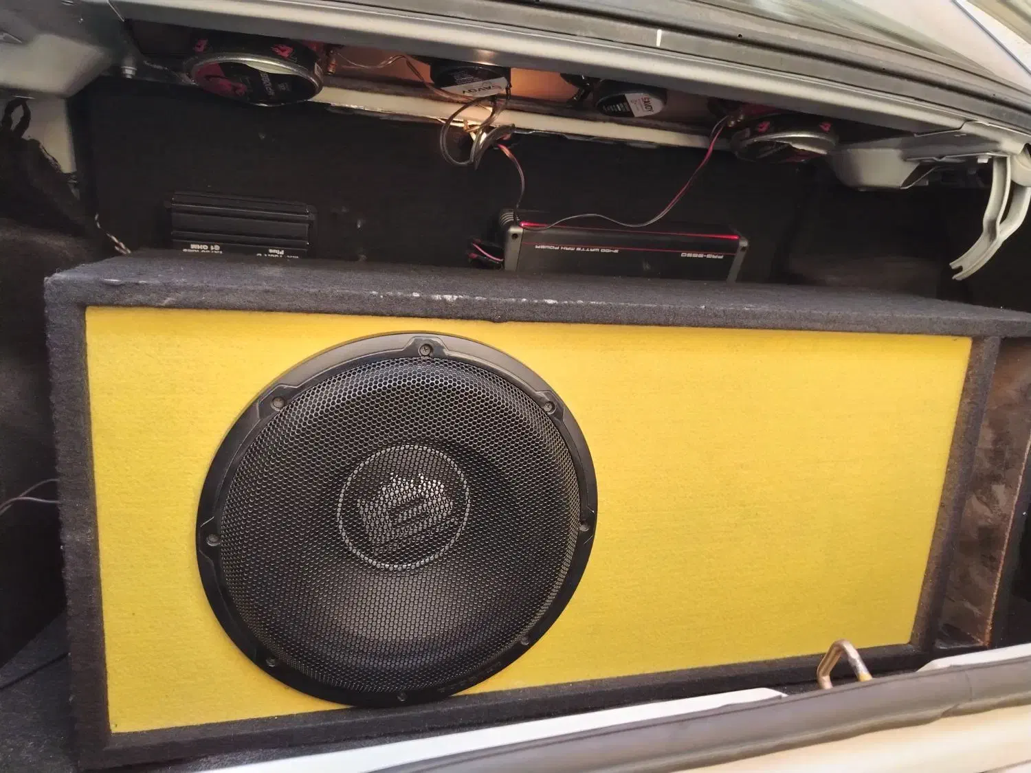 ساب بوستر حرفه ای امپیلی مونو، معاوضه با گوشی|صوتی و تصویری|پاکدشت, حصار امیر|دیوار