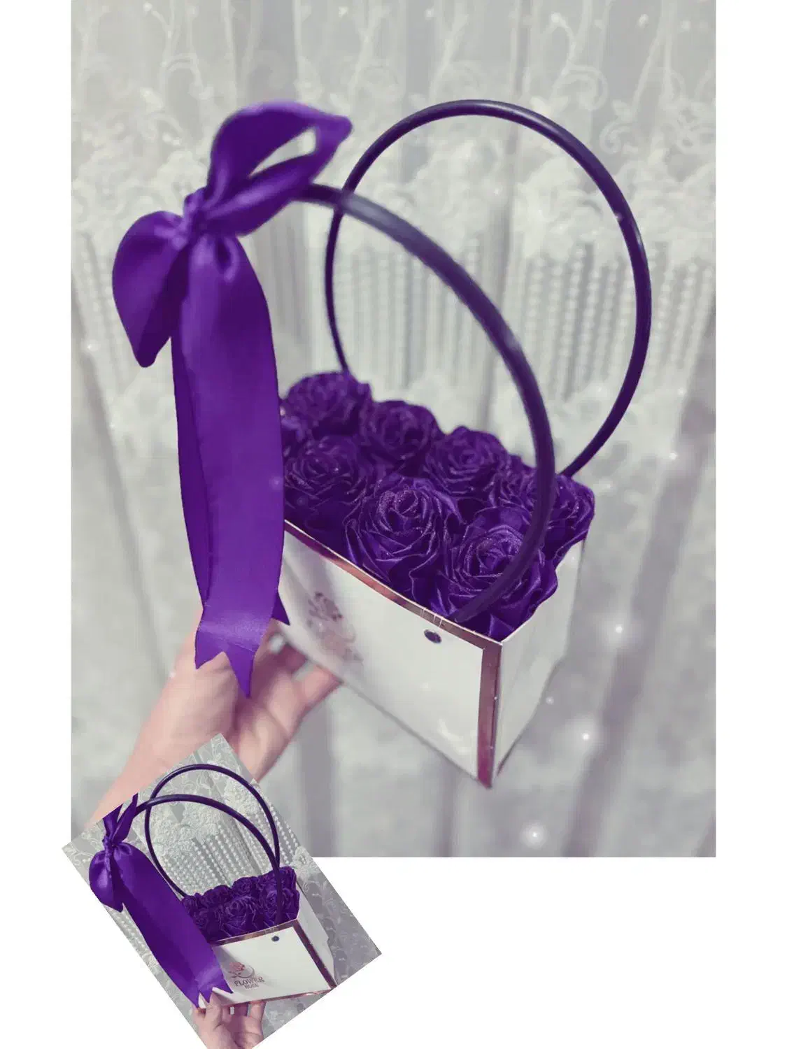 گل روبانی جاودان|گل مصنوعی|قم, بنیاد|دیوار