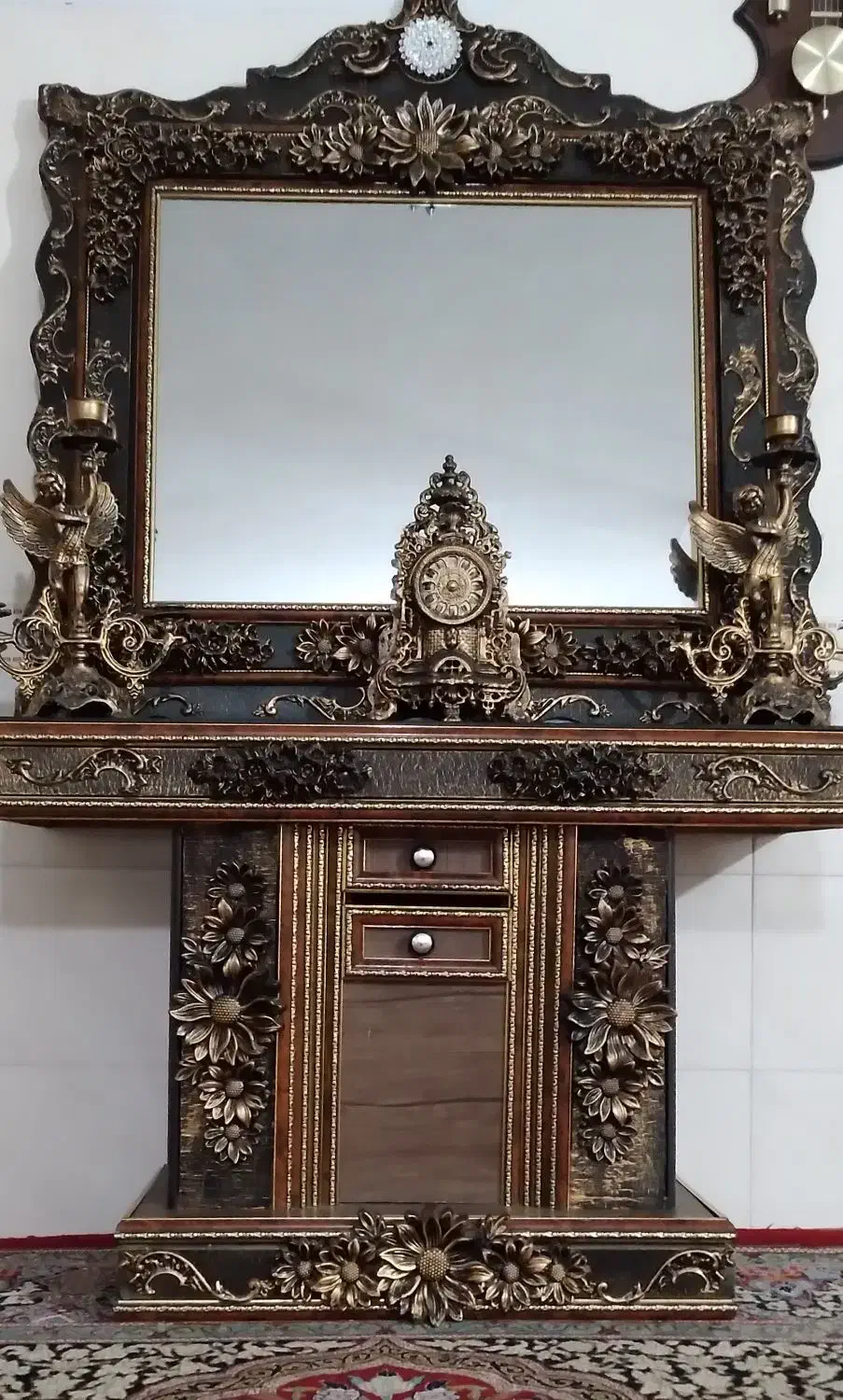 آینه وشمعدان|آینه|زنجان, |دیوار