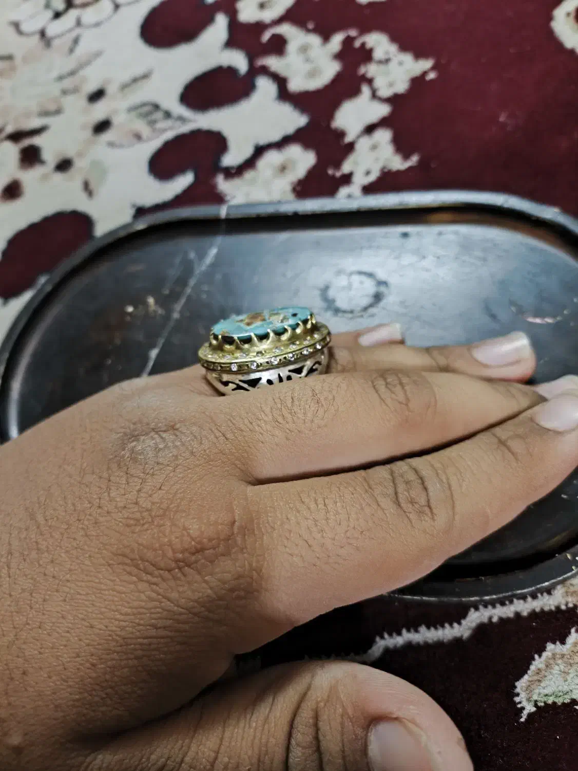 انگشتر فیروزه|جواهرات|کازرون, |دیوار