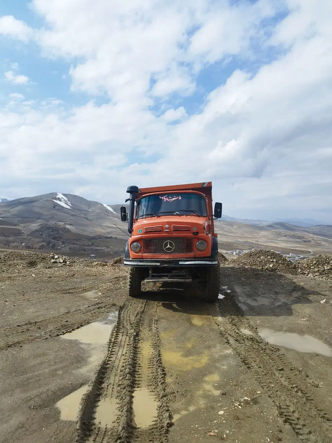 کمپرسی ده چرخ بنز مایلر معدنی|خودرو سنگین|زالیان, |دیوار