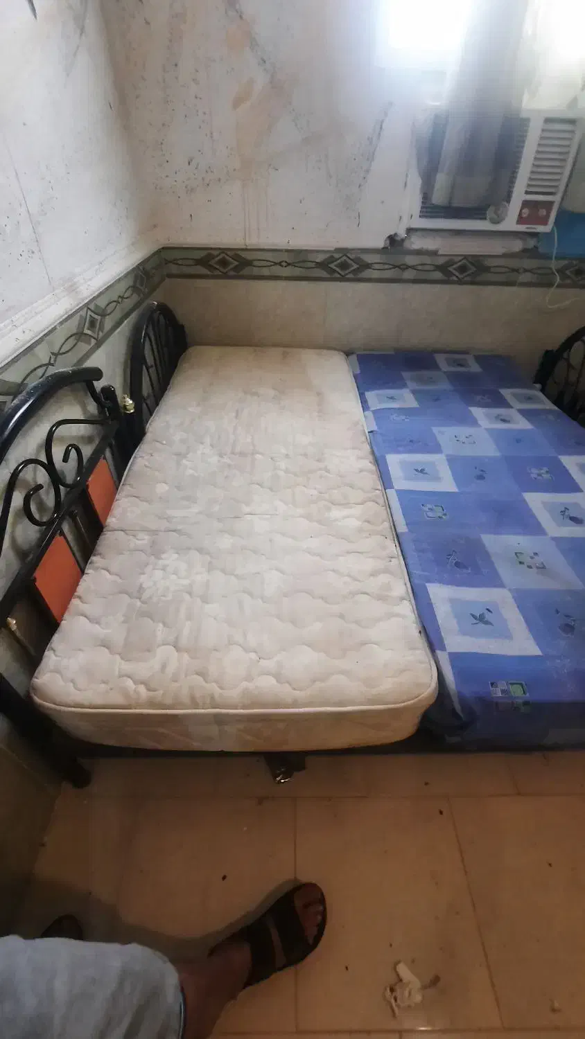 تخت فرفورژه یکنفره|تخت و سرویس خواب|چابهار, |دیوار