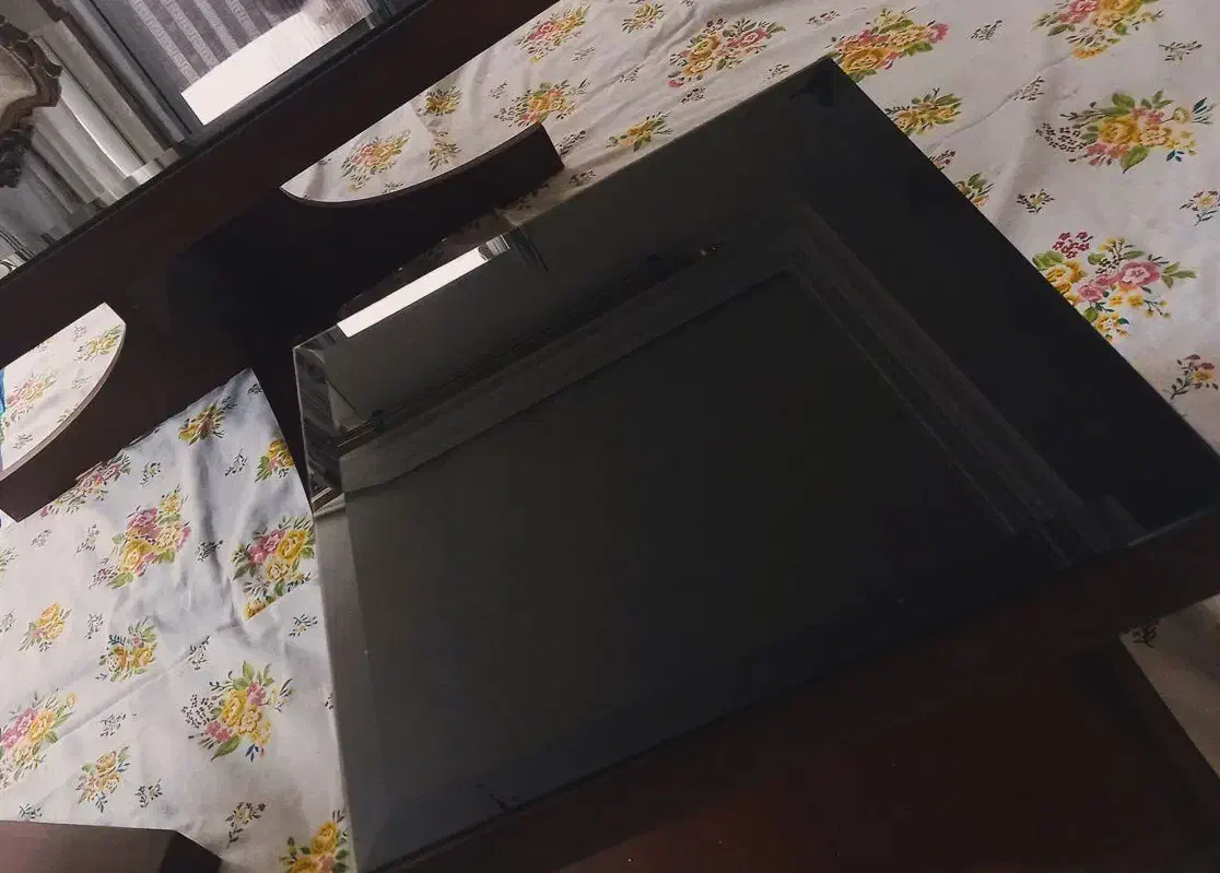 میز عسلی چوبی شیشه ای|مبلمان خانگی و میز عسلی|محمدیه-قزوین, |دیوار